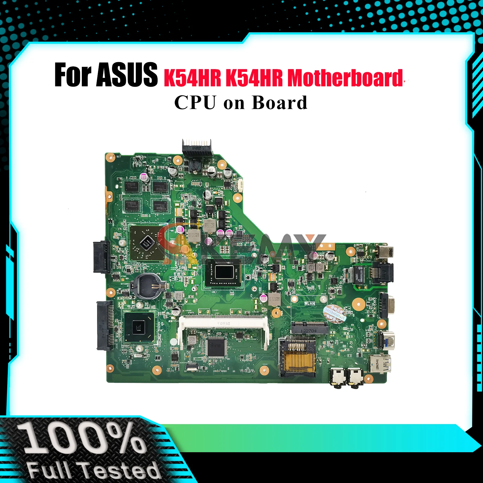 K54HR Laptop Motherboard For ASUS K54H K54HR Notebook Mainboard With Celeron CPU 100% tests OK fast shipping High quality
K54HR Laptop Motherboard For ASUS K54H K54HR Notebook Mainboard With Celeron CPU 100% tests OK fast shipping High quality