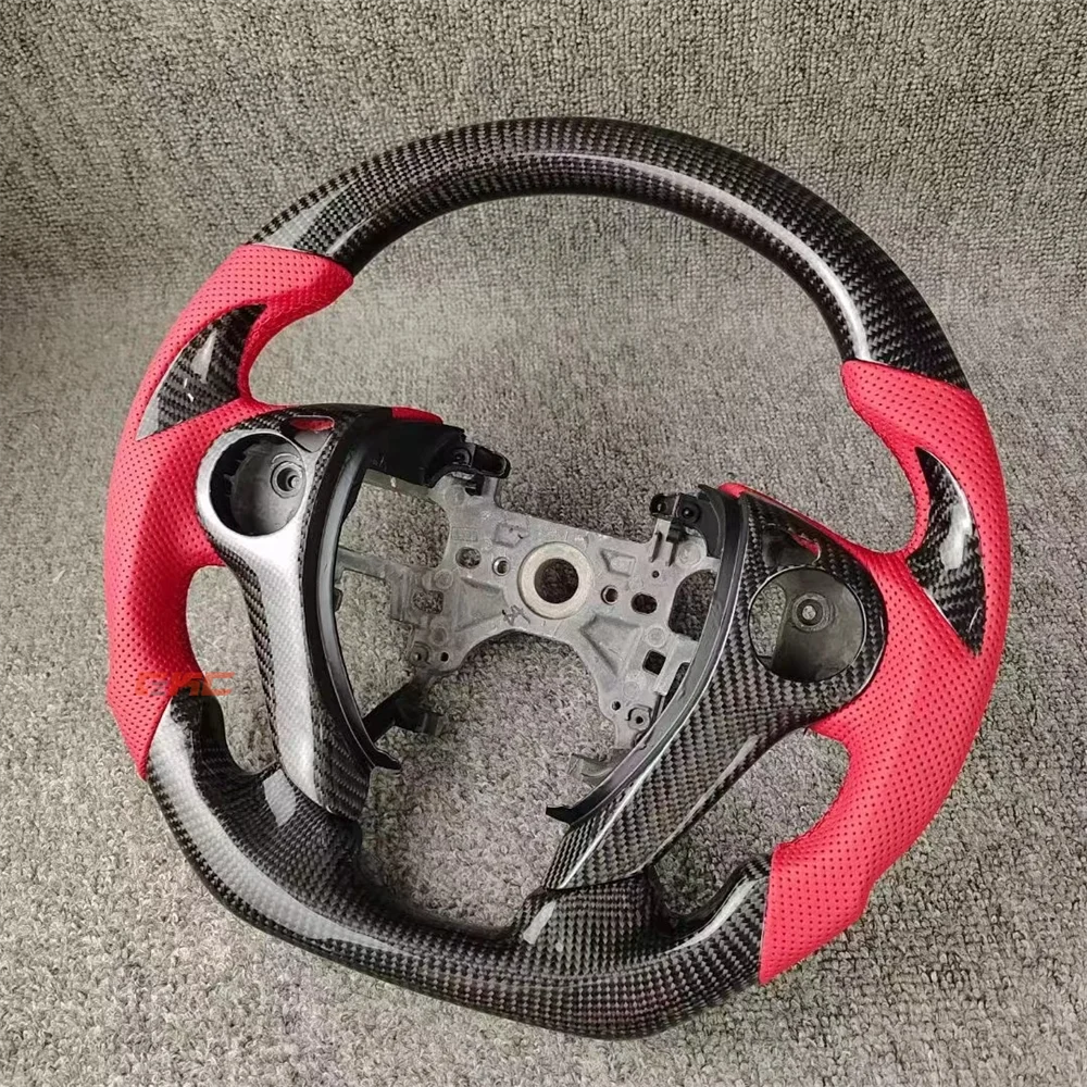 Customized black Carbon Fiber red Perforated Leather steering wheel For Honda Accord 9th 2013 2014 2015 2016 2017
Customized black Carbon Fiber red Perforated Leather steering wheel For Honda Accord 9th 2013 2014 2015 2016 2017