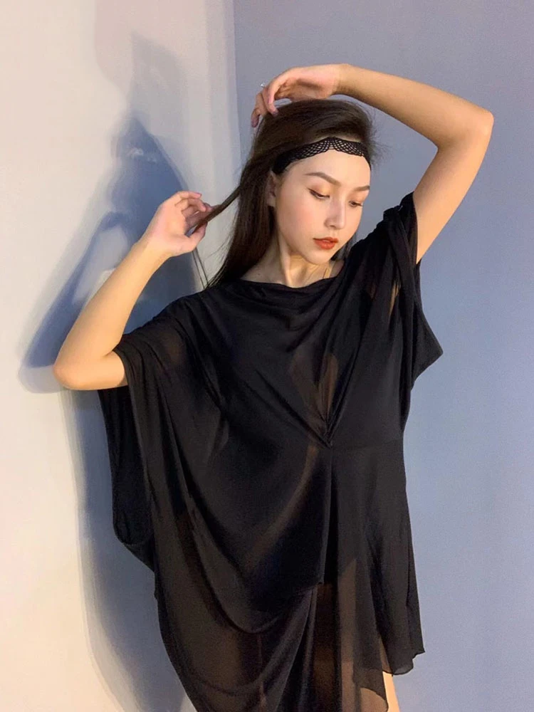 Новые топы для бальных танцев, тренировочные костюмы, черный сетчатый свободный халат, тренировочный топ, чача, одежда для латинских современных танцев, одежда DQL11408
Новые топы для бальных танцев, тренировочные костюмы, черный сетчатый свободный халат, тренировочный топ, чача, одежда для латинских современных танцев, одежда DQL11408