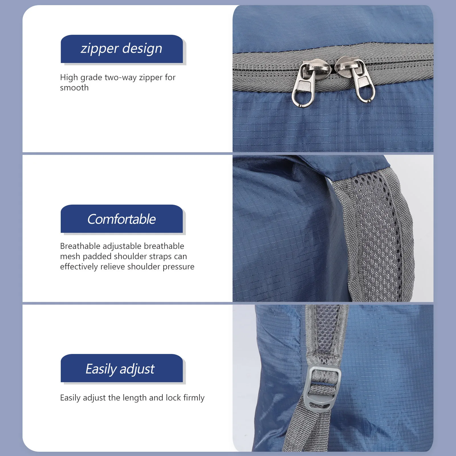 Outdoor Sports Backpack Waterproof Lightweight Large Capacity Foldable Travel Bag Hiking Camping Durable Polyester
Outdoor Sports Backpack Waterproof Lightweight Large Capacity Foldable Travel Bag Hiking Camping Durable Polyester