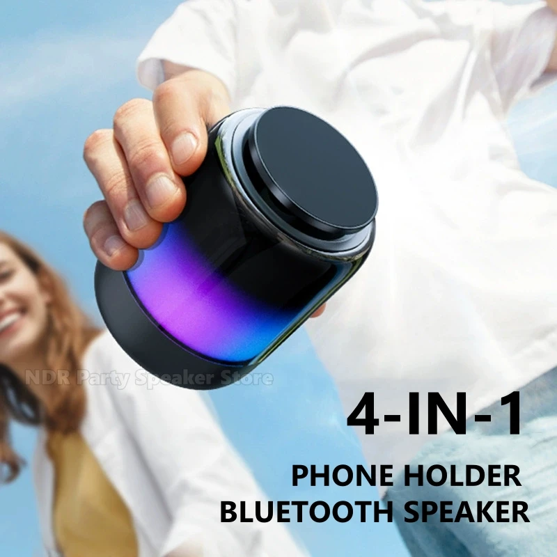 4-in-1 Magnetic Attraction Mobile Phone Stand Bluetooth Speaker With RGB Ambient Light For Mobile Phones Tablet Computer Ipad
4-in-1 Magnetic Attraction Mobile Phone Stand Bluetooth Speaker With RGB Ambient Light For Mobile Phones Tablet Computer Ipad