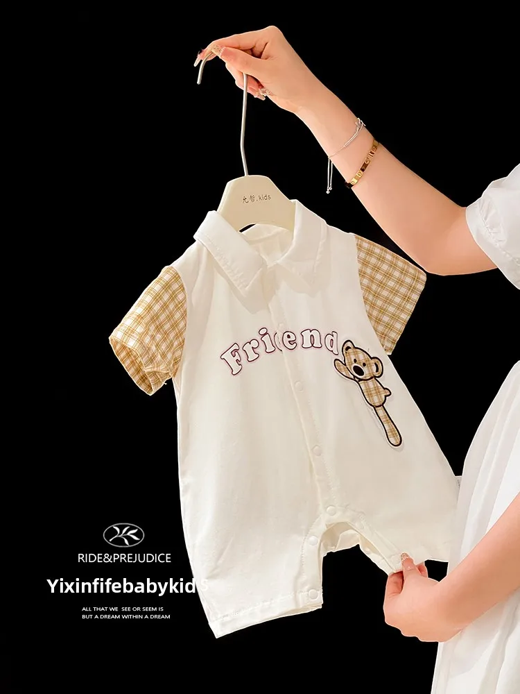 Summer Outfit Baby Rer ort Sve Thin Newborn Tee-Point Clothes for Boys And Girls Hundred Days Cler Suit
Summer Outfit Baby Rer ort Sve Thin Newborn Tee-Point Clothes for Boys And Girls Hundred Days Cler Suit