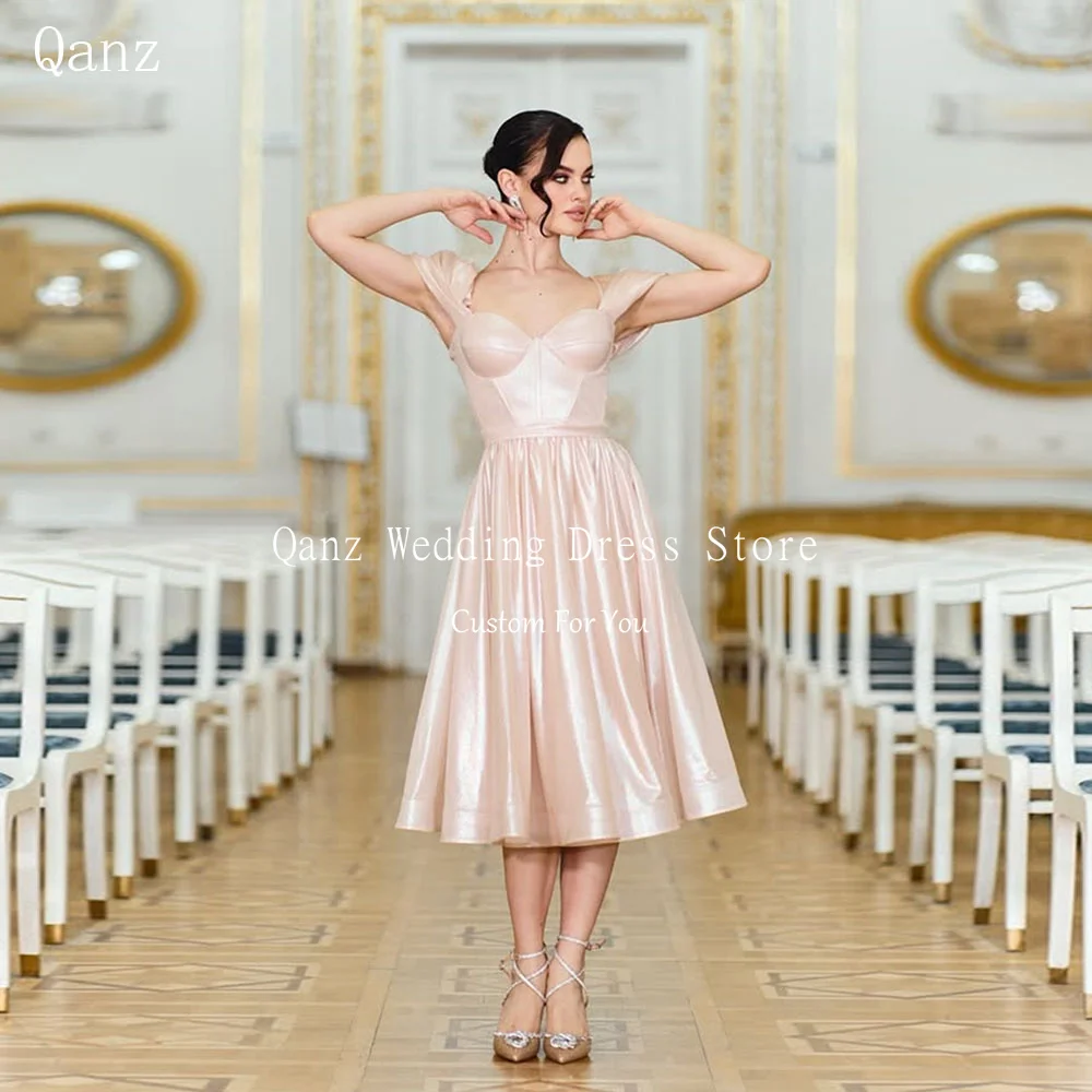 Qanz Elegant Organza Prom Dress Spaghetti Straps A Line Wedding Guest Dresses Women Sweetheart Robes De Soirée Customized
Qanz Elegant Organza Prom Dress Spaghetti Straps A Line Wedding Guest Dresses Women Sweetheart Robes De Soirée Customized