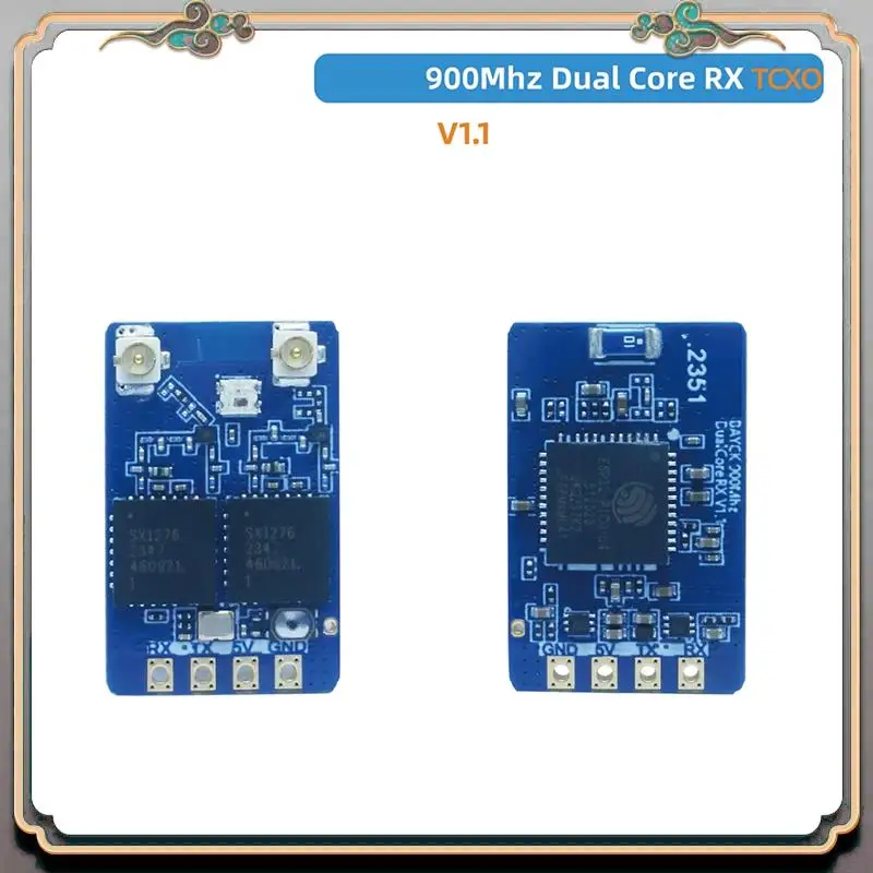 A46M-915Mhz 868Mhz ELRS RX Diversity Receiver Dual Core RX TCXO Dual Antenna For FPV Long Rang Racing Drone
A46M-915Mhz 868Mhz ELRS RX Diversity Receiver Dual Core RX TCXO Dual Antenna For FPV Long Rang Racing Drone
