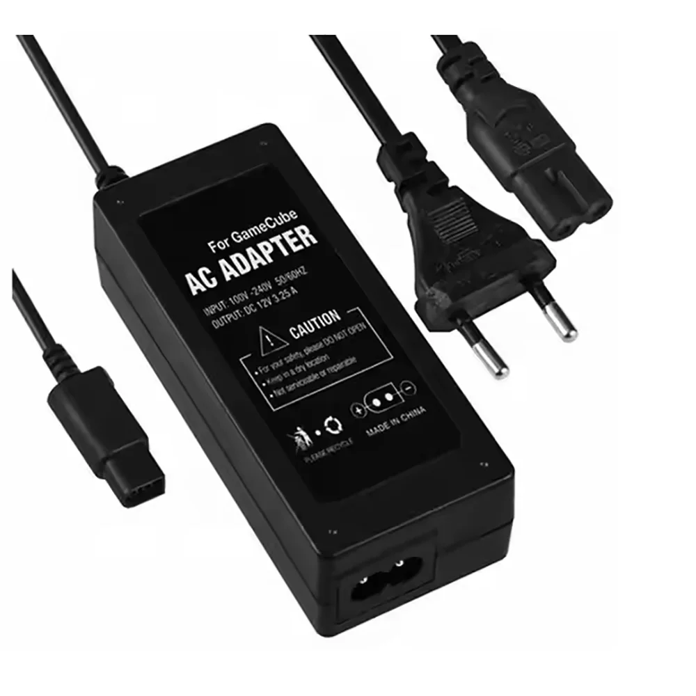 Power Supply for Nintend GameCube Video Game Console Charger for NGC AC/DC Adapter 100-240V 60HZ 0.6A EU/US/UK/AU Plug
Power Supply for Nintend GameCube Video Game Console Charger for NGC AC/DC Adapter 100-240V 60HZ 0.6A EU/US/UK/AU Plug