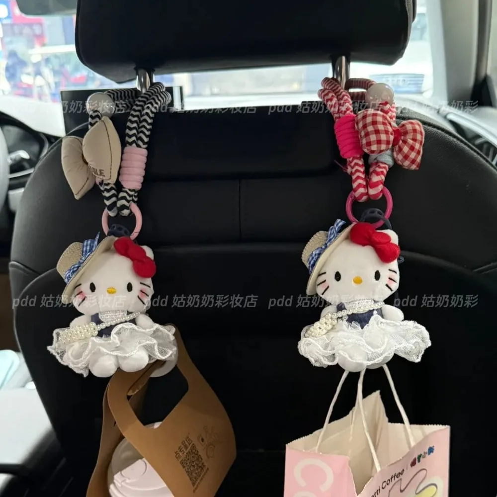 Sweet Hello Kitty Anime Kawaii Sanrio Ins Fashion Lovely Doll Car Pendant Cute Seat Storage Hook Decoration Gifts for Kids
Sweet Hello Kitty Anime Kawaii Sanrio Ins Fashion Lovely Doll Car Pendant Cute Seat Storage Hook Decoration Gifts for Kids