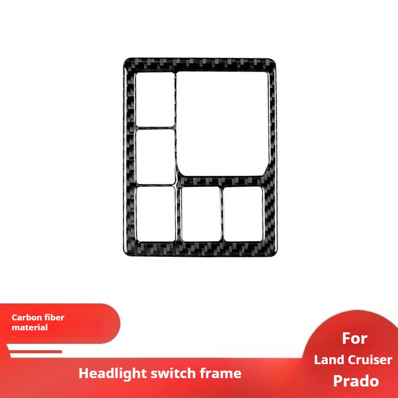 For 10-18 Landcool Luze Prado Carbon Fiber Headlight Switch Frame Decorative Sticker Interior Modification
For 10-18 Landcool Luze Prado Carbon Fiber Headlight Switch Frame Decorative Sticker Interior Modification
