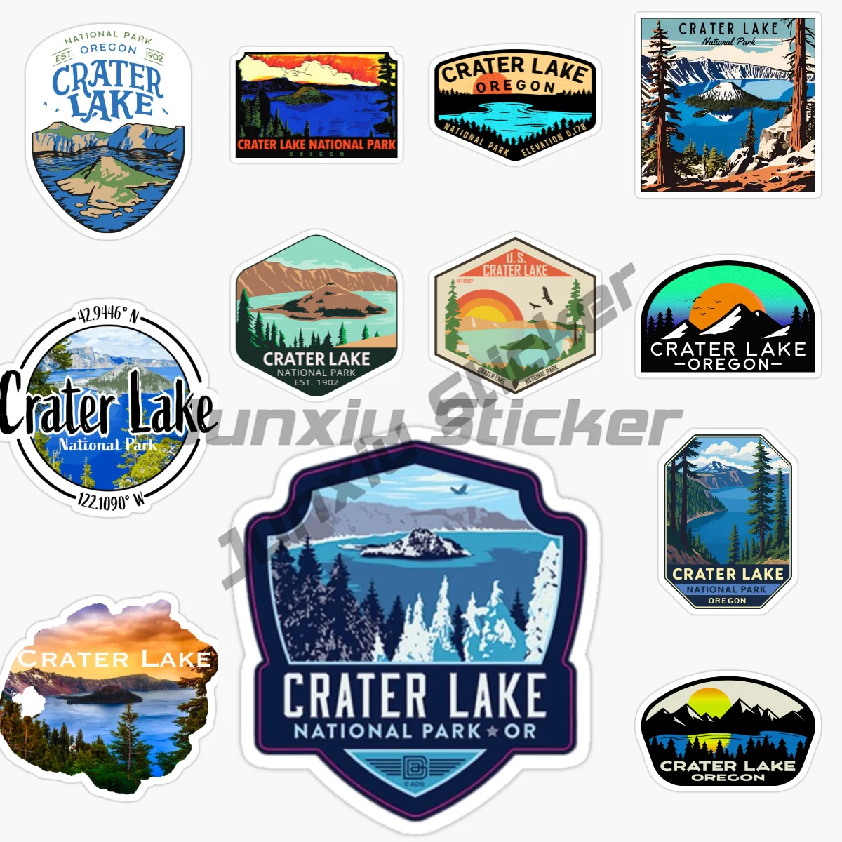Crater Lake National Park America Famous Travel Scenery Car Sticker Vinyl Self-Adhesive Decorative Decal
Crater Lake National Park America Famous Travel Scenery Car Sticker Vinyl Self-Adhesive Decorative Decal
