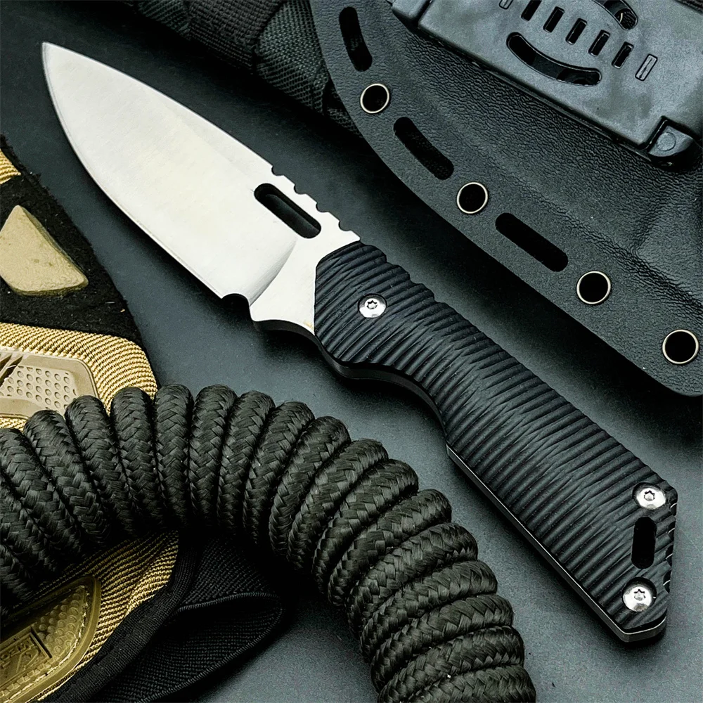 Высококачественный тактический нож с фиксированным лезвием, стальное лезвие 8Cr13MoV, ручка G10, инструмент для повседневного переноски на открытом воздухе, охота, кемпинга с ножнами
Высококачественный тактический нож с фиксированным лезвием, стальное лезвие 8Cr13MoV, ручка G10, инструмент для повседневного переноски на открытом воздухе, охота, кемпинга с ножнами