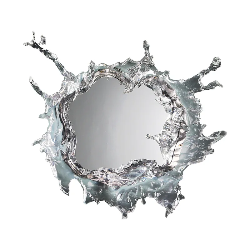Resin, art splash mirror, living room background wall, dressing table chandelier
Resin, art splash mirror, living room background wall, dressing table chandelier