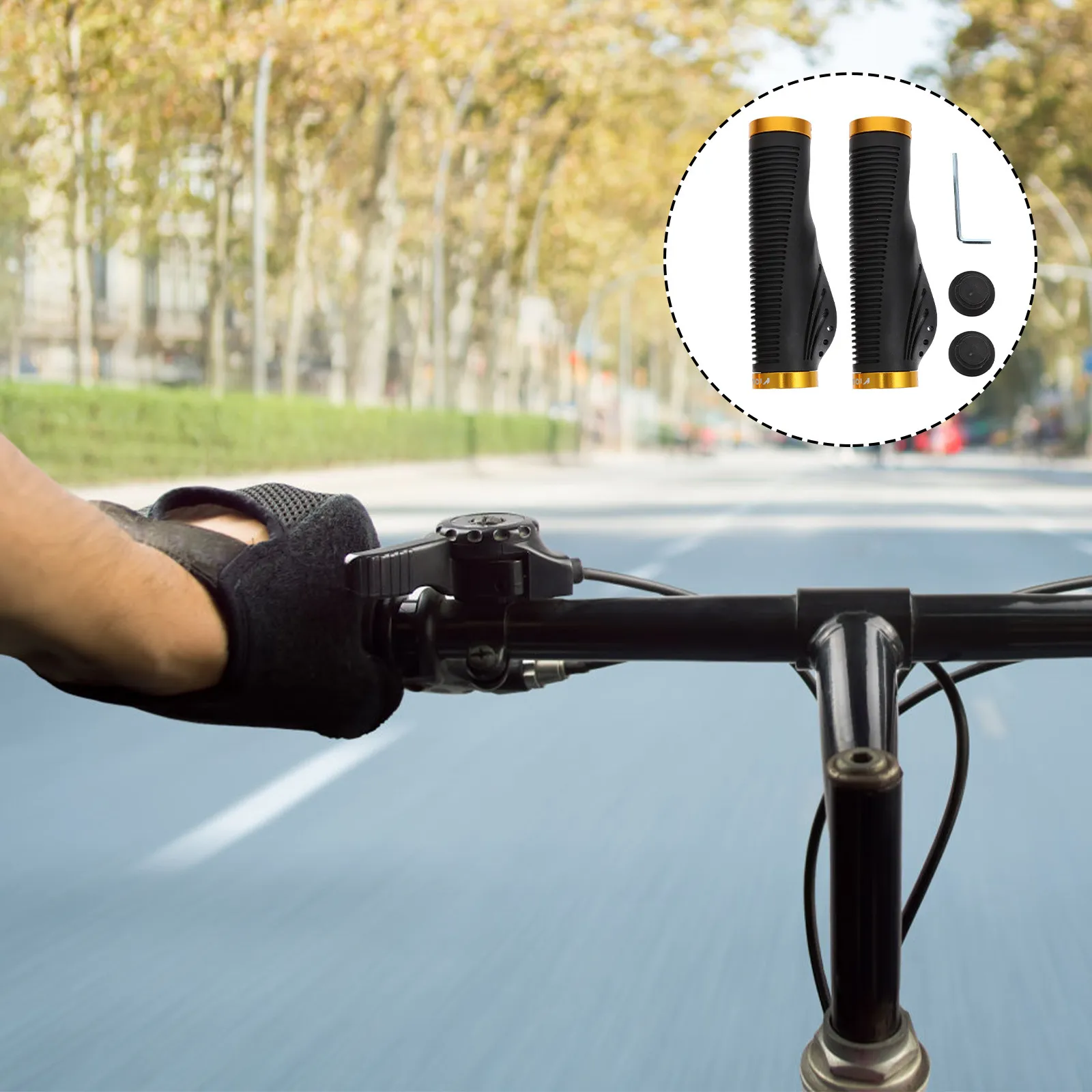 1Pair Handlebar Cover Hollowed Anti-Shaking Strong Support Comfortable Bike Handlebar Grip Cycling Grip Cover Accessory
1Pair Handlebar Cover Hollowed Anti-Shaking Strong Support Comfortable Bike Handlebar Grip Cycling Grip Cover Accessory