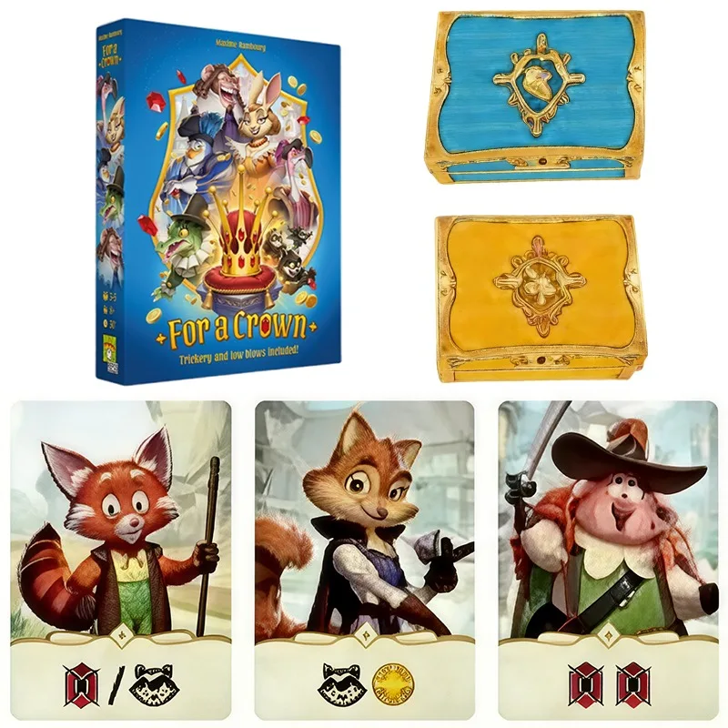 Genuine For A Crown Board Game Cards Casual Party Family Interactive Strategy Portable Travel Game Toys Kids Holiday Gifts
Genuine For A Crown Board Game Cards Casual Party Family Interactive Strategy Portable Travel Game Toys Kids Holiday Gifts
