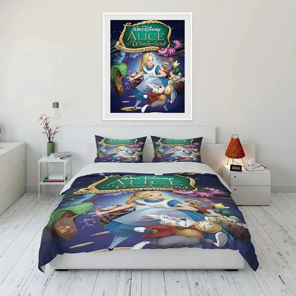 Disney Cartoon Duvet Cover Pillow Cover Princess Alice, Beautiful Home Room Bedroom Bedding Set Kids Boy Girls Duvet Cover Gift
Disney Cartoon Duvet Cover Pillow Cover Princess Alice, Beautiful Home Room Bedroom Bedding Set Kids Boy Girls Duvet Cover Gift