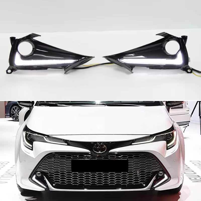 For Toyota Corolla Hatchback 2019-2025 2PCS Dynamic Turn Signal Car DRL 12V LED Daytime Running Light LED Fog Lamp Decoration
For Toyota Corolla Hatchback 2019-2025 2PCS Dynamic Turn Signal Car DRL 12V LED Daytime Running Light LED Fog Lamp Decoration