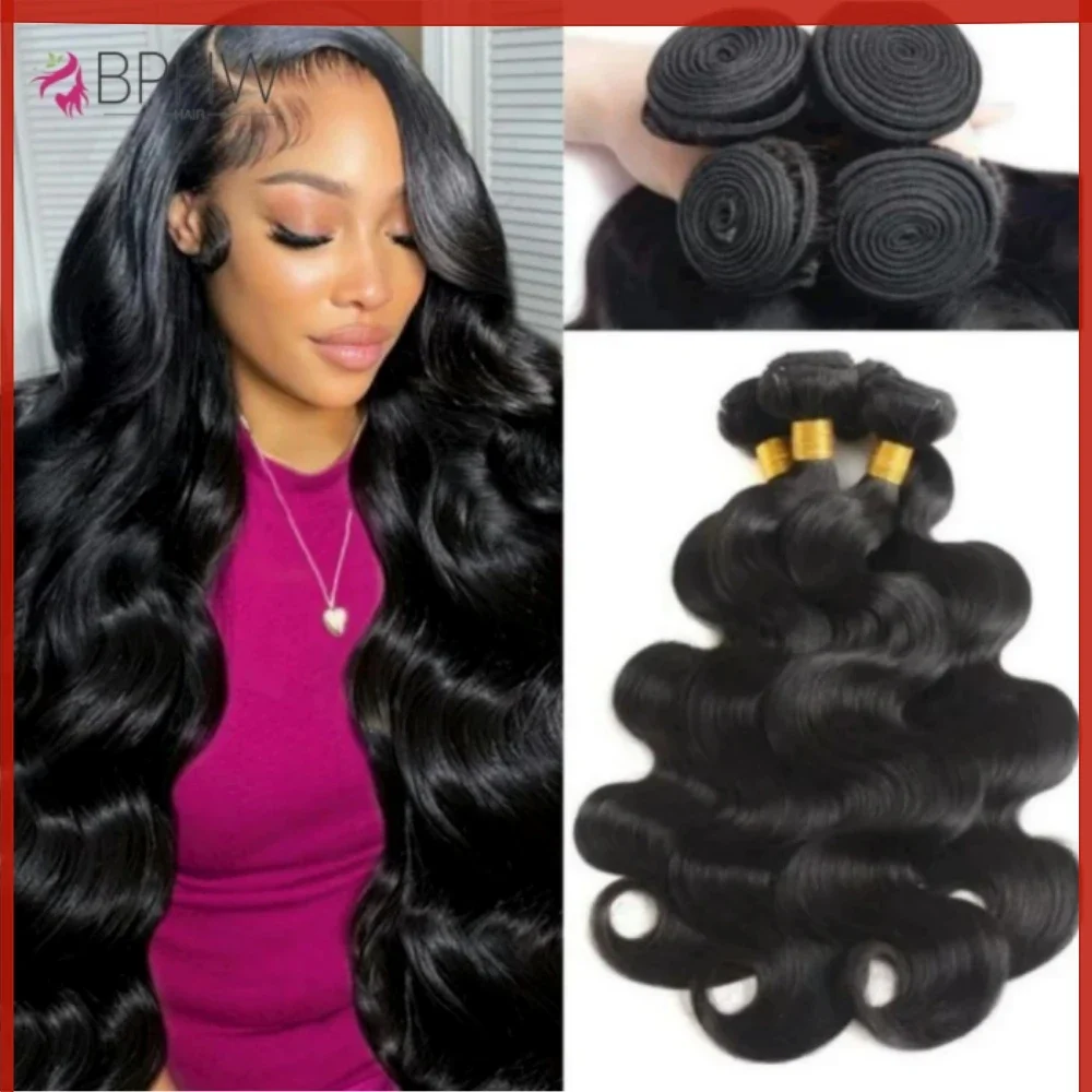 Body Wave Bundles 100% Human Hair Brazilian Weaving Natural Black 1 3 4 Bundles Virgin Hair 30Inch Raw Hair Extensions Long Hair
Body Wave Bundles 100% Human Hair Brazilian Weaving Natural Black 1 3 4 Bundles Virgin Hair 30Inch Raw Hair Extensions Long Hair