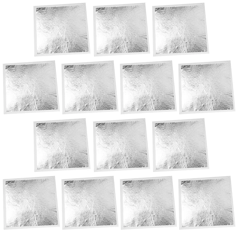 200Pcs Imitation Silver Foil Leaf Gilding Foil for Craft Arts Decoration DIY Home Furnishing Frame Furniture Art Projects
200Pcs Imitation Silver Foil Leaf Gilding Foil for Craft Arts Decoration DIY Home Furnishing Frame Furniture Art Projects