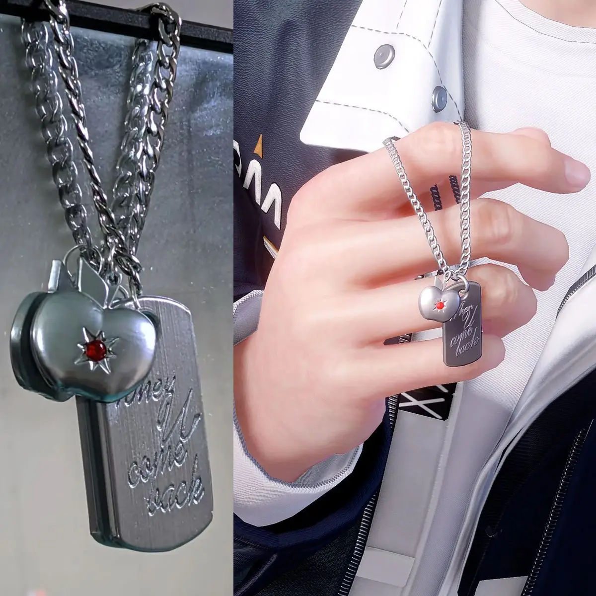 Love and Deepspace Caleb Cosplay Collarbone Chain Metal Necklace Game Widget Fans Display Fashion Decoration Xmas Birthday Gift
Love and Deepspace Caleb Cosplay Collarbone Chain Metal Necklace Game Widget Fans Display Fashion Decoration Xmas Birthday Gift