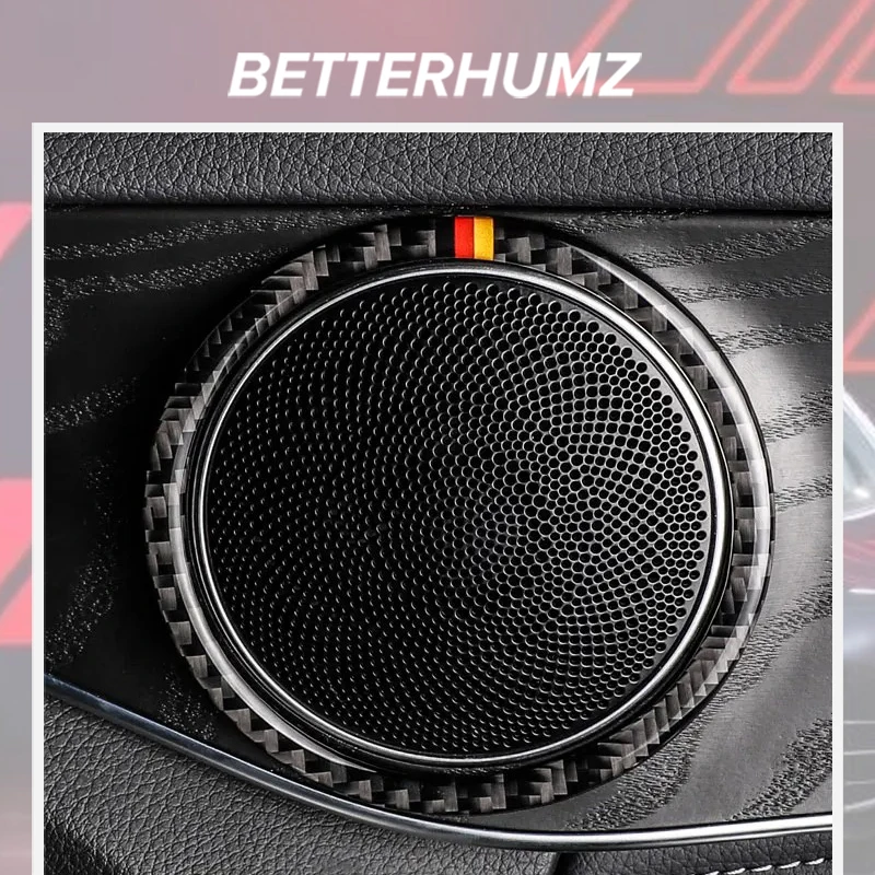 For Mercedes Benz W205 C Class 2017- Carbon Fiber Door Audio Speaker Ring Panel Trim Sticker Car Interior Tuning Accessories
For Mercedes Benz W205 C Class 2017- Carbon Fiber Door Audio Speaker Ring Panel Trim Sticker Car Interior Tuning Accessories