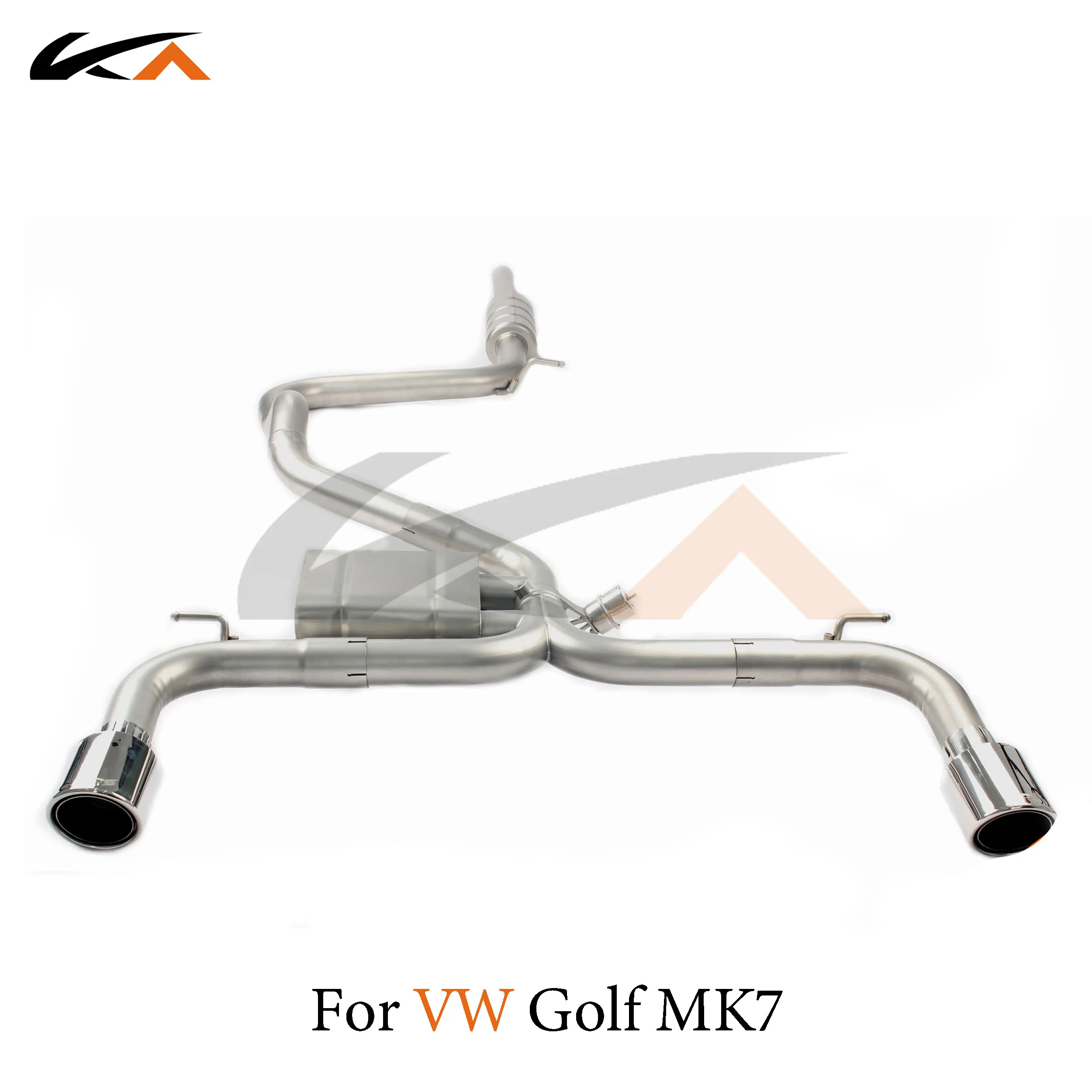KA Tuning exhaust system stainless catback for VW Golf 7 rear section performance parts muffler with valve
KA Tuning exhaust system stainless catback for VW Golf 7 rear section performance parts muffler with valve
