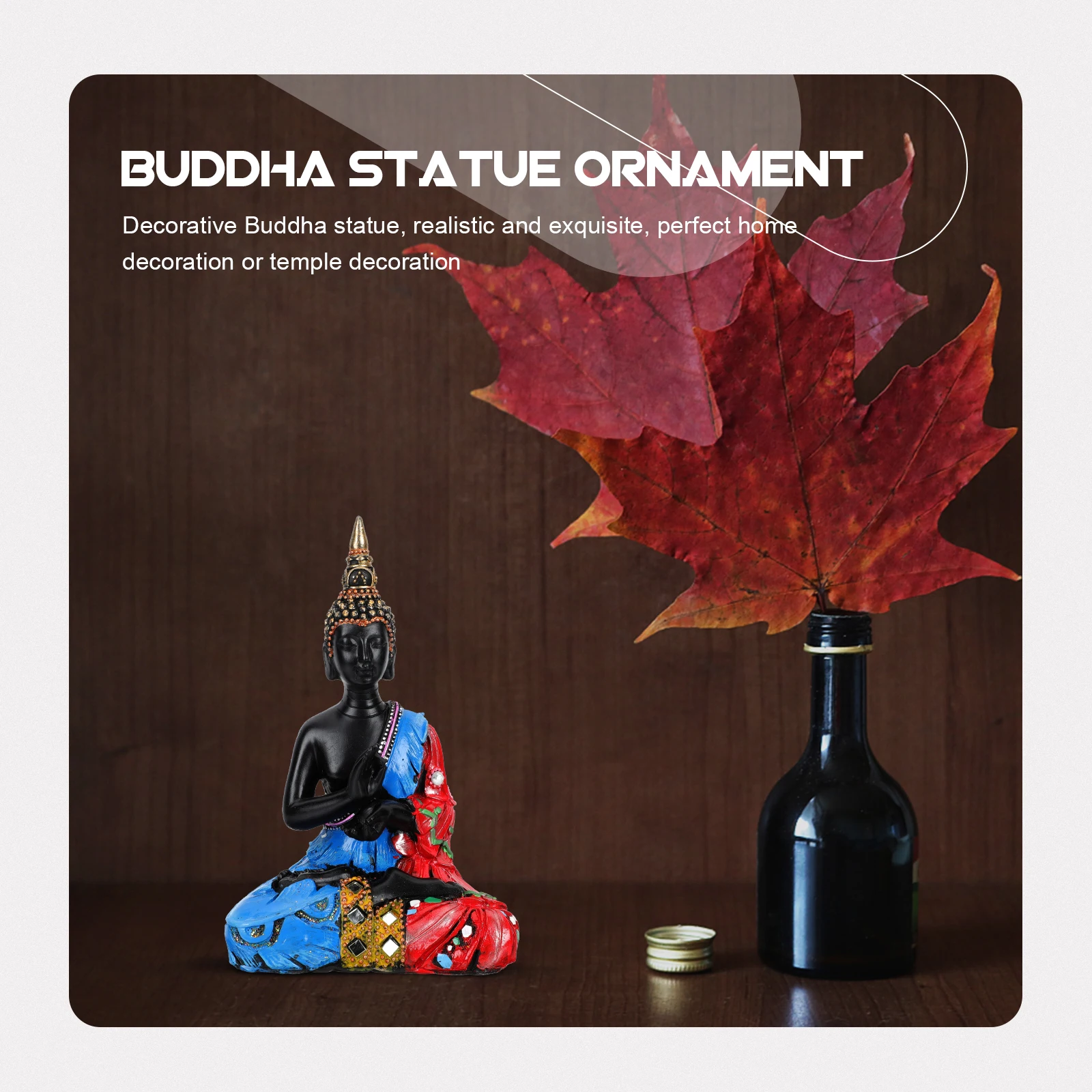 Delicate Buddha Statue Desktop Decor Exquisite Sculpture Home Temple Decoration Resin Ornament Compact Design Office Tea
Delicate Buddha Statue Desktop Decor Exquisite Sculpture Home Temple Decoration Resin Ornament Compact Design Office Tea