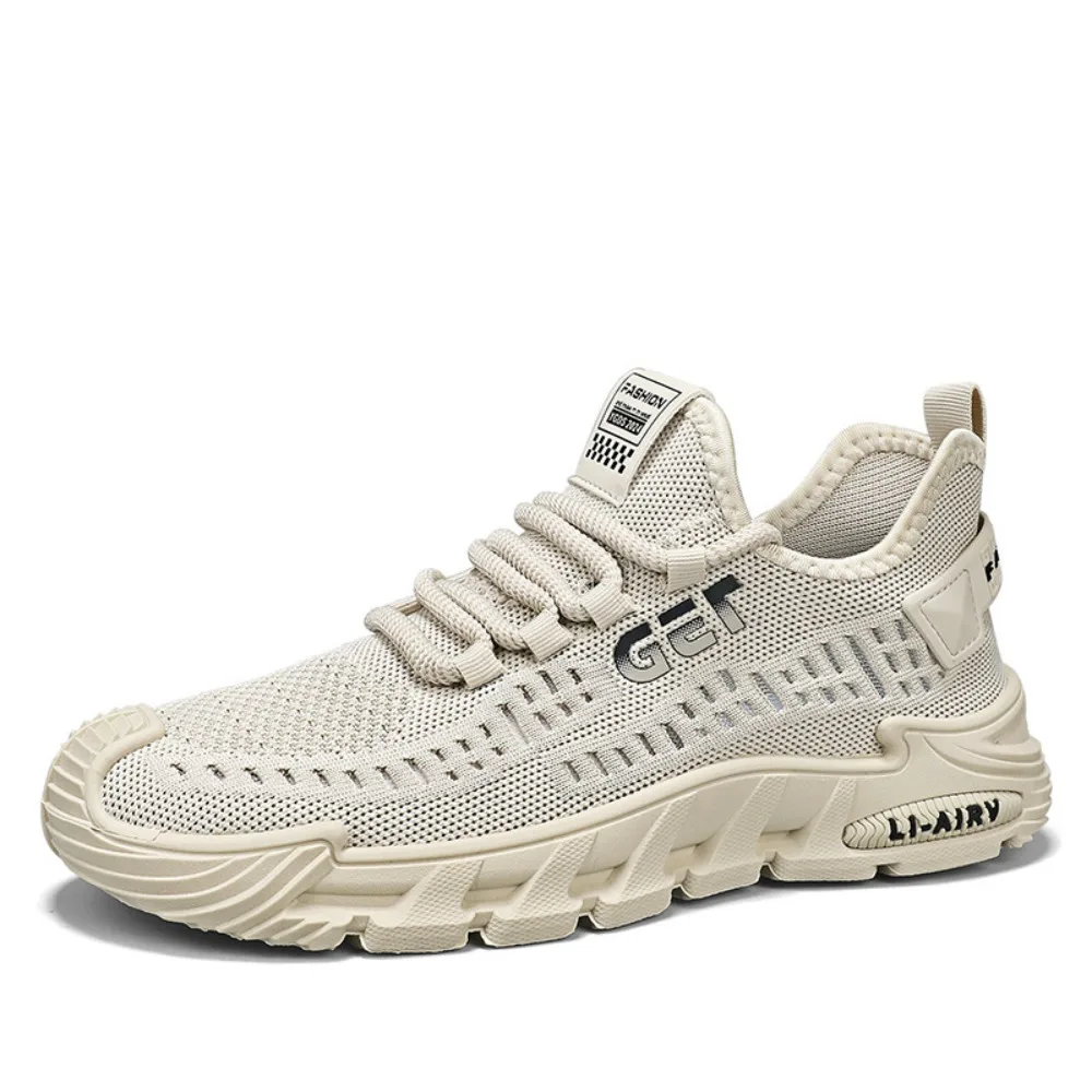 Breathable Men's Casual Sneakers Wear-resisting Lace Up Running Shoes Anti-slip Soft-soled Outdoor Mesh Shoes for Spring Autumn
Breathable Men's Casual Sneakers Wear-resisting Lace Up Running Shoes Anti-slip Soft-soled Outdoor Mesh Shoes for Spring Autumn