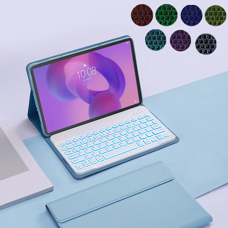 Tablet Keyboard with 7 Colors Backlit for Lenovo Idea Tab Pro 12.7 inch TB373FU Case with Keyboard Stand Cover Funda
Tablet Keyboard with 7 Colors Backlit for Lenovo Idea Tab Pro 12.7 inch TB373FU Case with Keyboard Stand Cover Funda