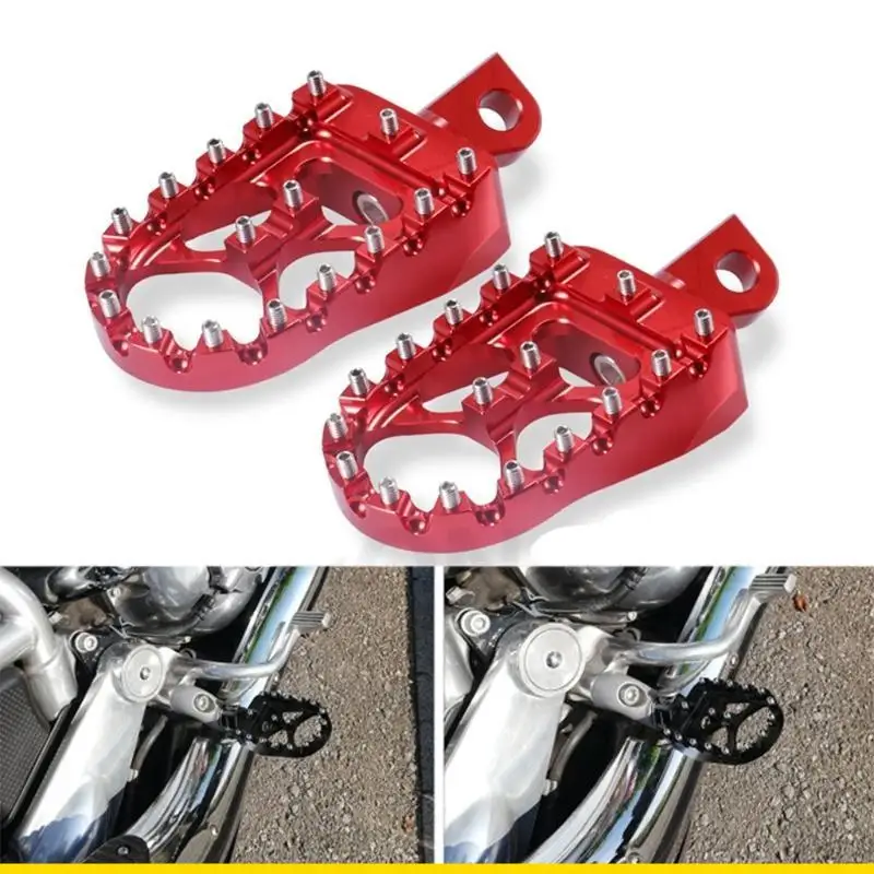 SZCH 2Pcs Aluminium Alloy Folding Footrest Wearproof Rear for Motorcycle
SZCH 2Pcs Aluminium Alloy Folding Footrest Wearproof Rear for Motorcycle