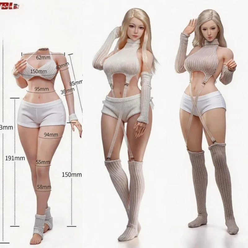 Presale TBL SR-BD01&02 1/6 Seamless Body with Golden Grey Hair 12'' Female Action Figure with 28 Joints Pale Body Model
Presale TBL SR-BD01&02 1/6 Seamless Body with Golden Grey Hair 12'' Female Action Figure with 28 Joints Pale Body Model