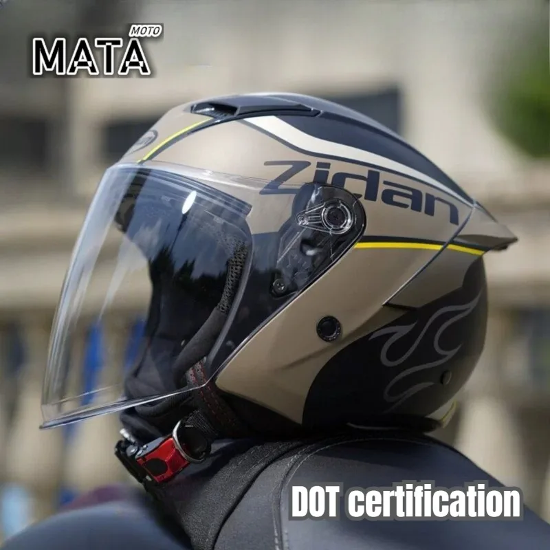 Brand Motorcycle 3/4 Helmet Riding Helmet Electric Bike Detachable Inner Lining Ear Protection Multi Hole Breathable Helmet DOT
Brand Motorcycle 3/4 Helmet Riding Helmet Electric Bike Detachable Inner Lining Ear Protection Multi Hole Breathable Helmet DOT