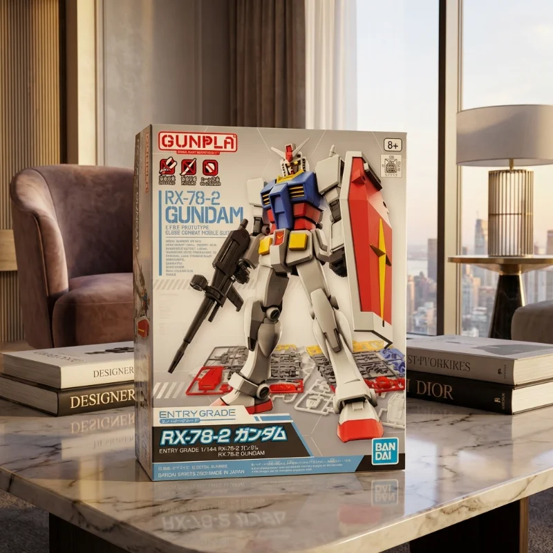 Bandai EG 1/144 RX-78-2 Gundam Model Kit Entry Grade Action Figure Robot Toy Assembly Hobby Collectible Gift for Kids Adult Fans
Bandai EG 1/144 RX-78-2 Gundam Model Kit Entry Grade Action Figure Robot Toy Assembly Hobby Collectible Gift for Kids Adult Fans