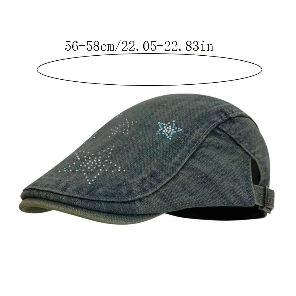 Adjustable Vintage Star Cowboy Beret Embroidey Visor Forward Hat Y2k American Artist Hat Spring Summer
Adjustable Vintage Star Cowboy Beret Embroidey Visor Forward Hat Y2k American Artist Hat Spring Summer