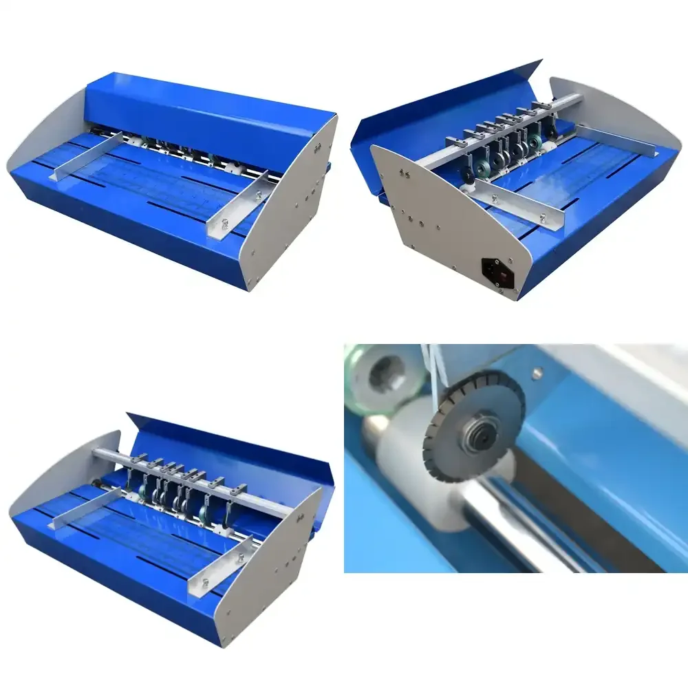 Automatic paper perforating hine A3 electric paper creasing hine for Paper Book Scoring Folding
Automatic paper perforating hine A3 electric paper creasing hine for Paper Book Scoring Folding