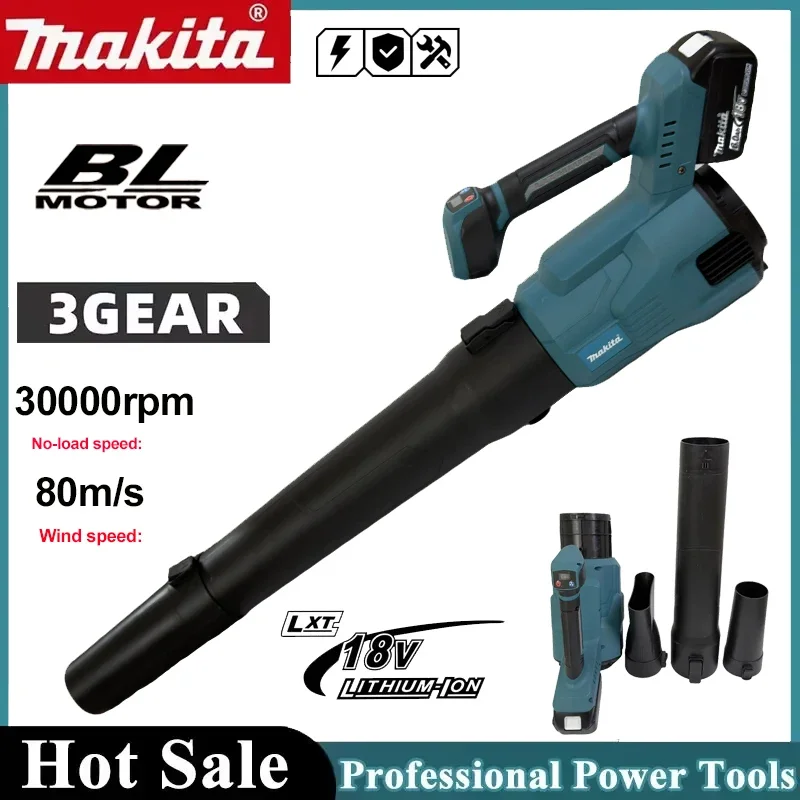 Makita Cordless Leaf blower 3-Speed Cannon Blower Super Powerful For Leaf Snow Dust Cleaning Blowing Power Tool For 18V Battery
Makita Cordless Leaf blower 3-Speed Cannon Blower Super Powerful For Leaf Snow Dust Cleaning Blowing Power Tool For 18V Battery