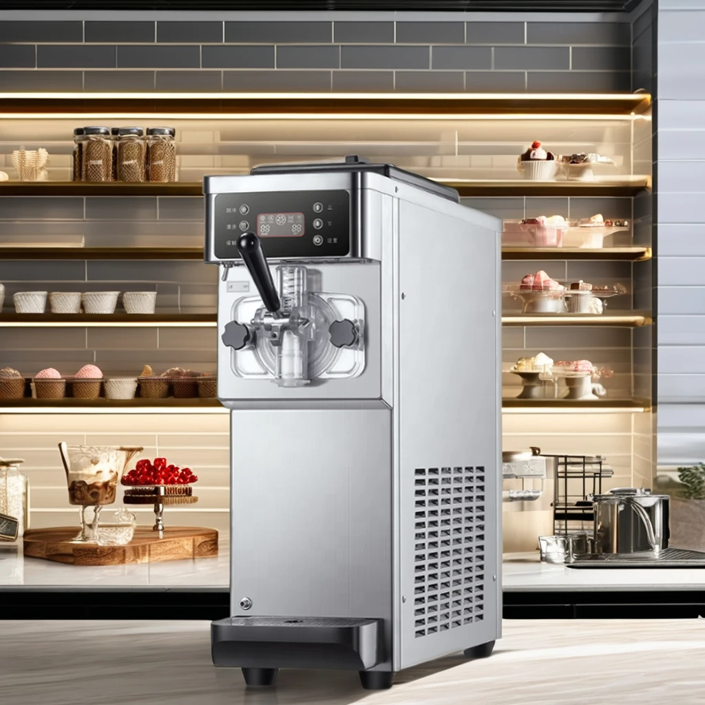 Best Price 16L/H Portable Single Head Electric Small Tabletop Soft Ice Cream Machine Ice Cream Maker
Best Price 16L/H Portable Single Head Electric Small Tabletop Soft Ice Cream Machine Ice Cream Maker