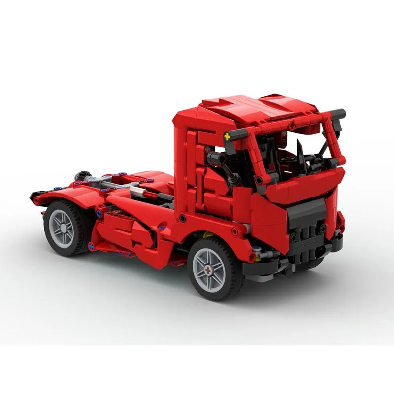 MOC-243606 Red New Classic Flat-Front Semi-Truck Building Block Model 636Parts Creative Birthday Gift Toys for Boys and Children
MOC-243606 Red New Classic Flat-Front Semi-Truck Building Block Model 636Parts Creative Birthday Gift Toys for Boys and Children
