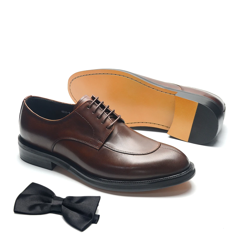 Luxury Handmade Wedding Party Men's Dress Shoes Cow Genuine Leather Lace-up Oxfords Derby Formal Business Social Male Footwear
Luxury Handmade Wedding Party Men's Dress Shoes Cow Genuine Leather Lace-up Oxfords Derby Formal Business Social Male Footwear