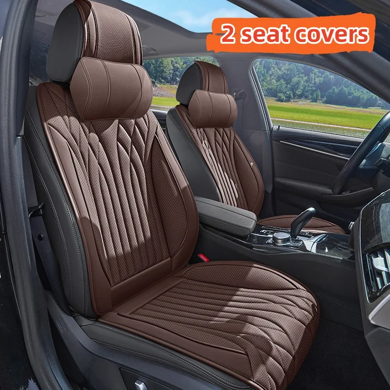 (Comfort Version) Front Double Seat, Equipped with 2 Soft and Comfortable Headrests, Simple and Luxurious Pu Leather Car Seat Cushion, Suitable for All Types of Vehicles, with a Fine Texture, Comfortable to Sit On, Breathable and Not Stuffy, Suitable for
(Comfort Version) Front Double Seat, Equipped with 2 Soft and Comfortable Headrests, Simple and Luxurious Pu Leather Car Seat Cushion, Suitable for All Types of Vehicles, with a Fine Texture, Comfortable to Sit On, Breathable and Not Stuffy, Suitable for