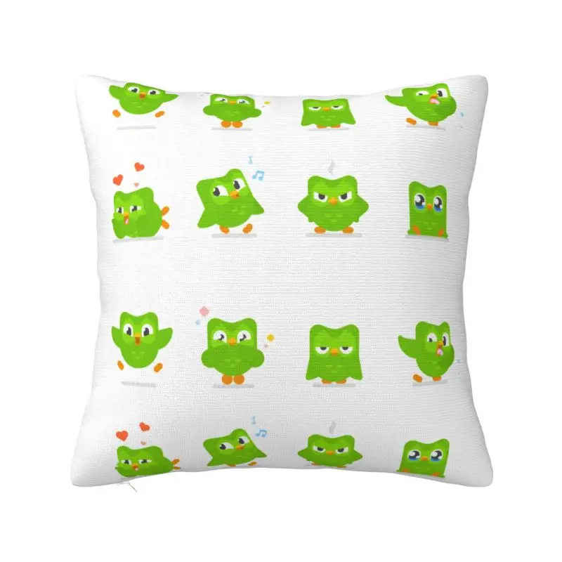 Custom Nordic Style Duolingos Cushion Covers 40x40cm Polyester Cute Cartoon Owl Pillow for Sofa Square Pillowcase
Custom Nordic Style Duolingos Cushion Covers 40x40cm Polyester Cute Cartoon Owl Pillow for Sofa Square Pillowcase