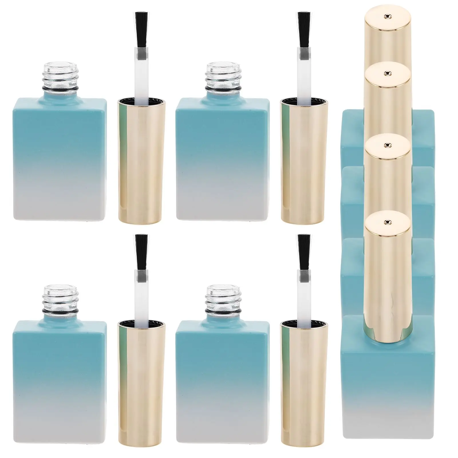 8 Pcs 7ml Empty Nail Polish Nail Polish Vials Bottles Glass with Brush Amber Vials Refillable Manicure Containers
8 Pcs 7ml Empty Nail Polish Nail Polish Vials Bottles Glass with Brush Amber Vials Refillable Manicure Containers
