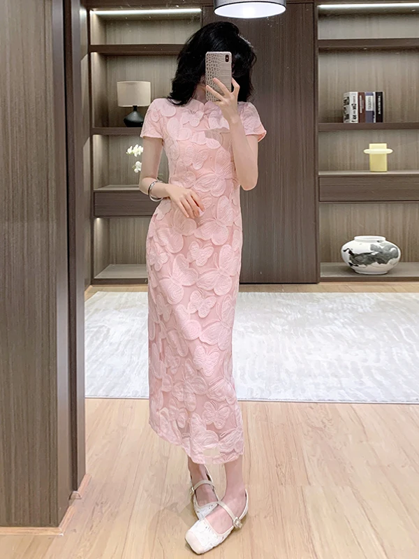 Elegant Sexy Bodycon Long Dress Hollow out Design Summer New Style Women's Fashion Commute Dress Slimming A-Line Skirt
Elegant Sexy Bodycon Long Dress Hollow out Design Summer New Style Women's Fashion Commute Dress Slimming A-Line Skirt