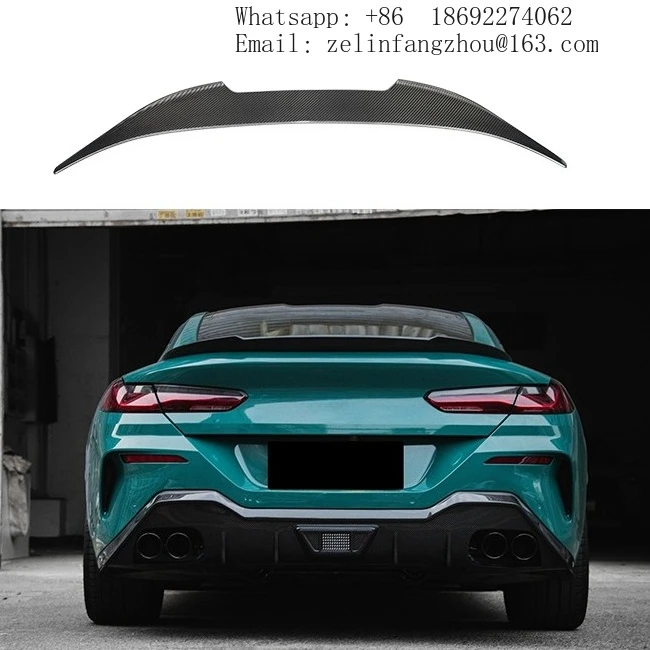 Стильный задний спойлер из настоящего сухого карбона, универсальный, для BMW 8 серии 840i 850i G15 Hard Top
Стильный задний спойлер из настоящего сухого карбона, универсальный, для BMW 8 серии 840i 850i G15 Hard Top