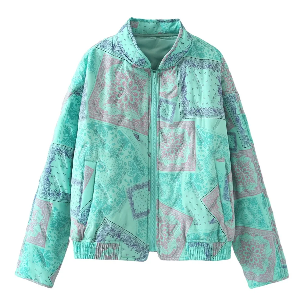 Taop&Za Autumn New Product Women's Fashion and Leisure Versatile Stand up Collar Long Sleeve Zipper Decorative Thin Cotton Coat
Taop&Za Autumn New Product Women's Fashion and Leisure Versatile Stand up Collar Long Sleeve Zipper Decorative Thin Cotton Coat