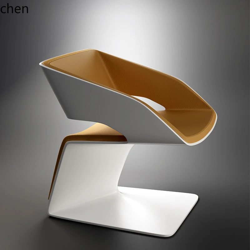 WL special-shaped fiberglass hollow backrest black and white chair, reception room, model room, personalized lazy single chair
WL special-shaped fiberglass hollow backrest black and white chair, reception room, model room, personalized lazy single chair