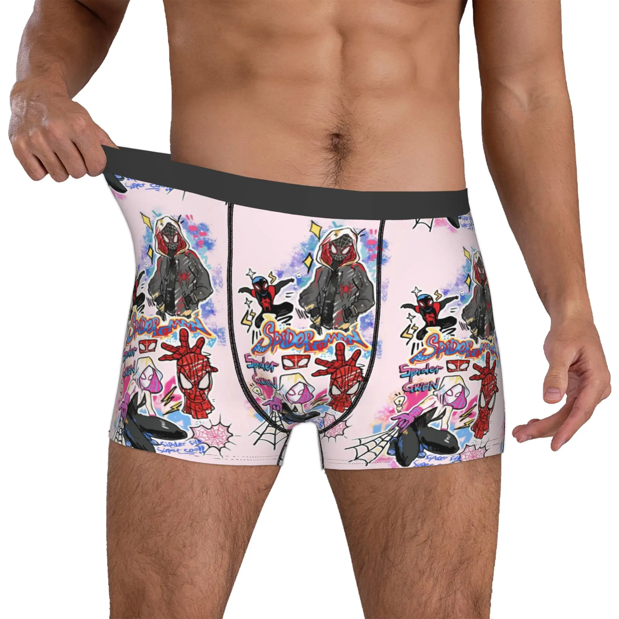 Customized Fashion G-Gwen Stacy S-Spiderman Boxers Shorts Panties Male Underpants Stretch Briefs Underwear
Customized Fashion G-Gwen Stacy S-Spiderman Boxers Shorts Panties Male Underpants Stretch Briefs Underwear