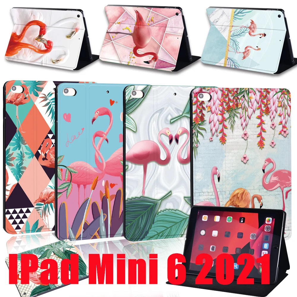 Cover for IPad Mini 6 Ultra Slim PU Leather Case for IPad Mini 6th Generation 8.3 Inch 2021 Flamingo Pattern Folding Case Cover
Cover for IPad Mini 6 Ultra Slim PU Leather Case for IPad Mini 6th Generation 8.3 Inch 2021 Flamingo Pattern Folding Case Cover