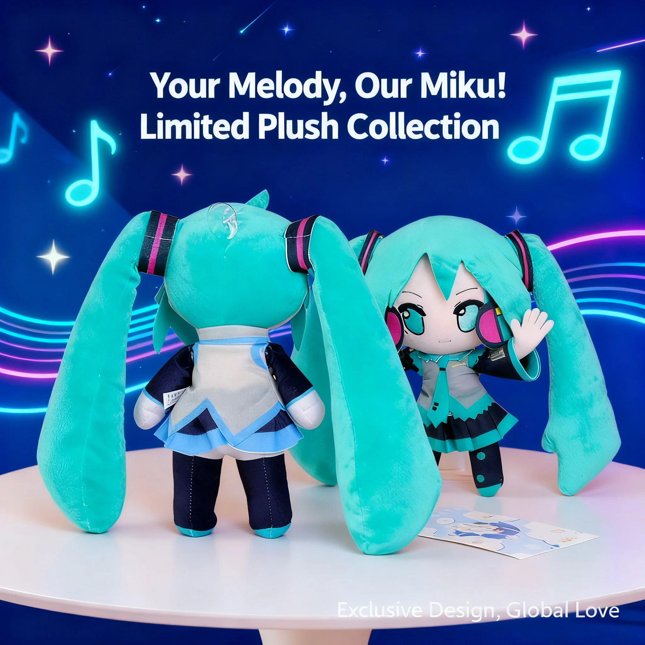 Sega Plush Doll Hatsune Miku Fufu Anime Vocaloid Merchandise Figure Anniversary Commemorative Toy Character Miku Anime
Sega Plush Doll Hatsune Miku Fufu Anime Vocaloid Merchandise Figure Anniversary Commemorative Toy Character Miku Anime