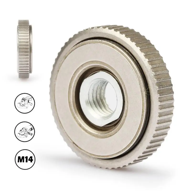 Portable M14 Angle Grinder Lock Plate Chuck Angle Grinder Quick Clamp Locking Plate M14 Angle Grinder Self-Locking Plate
Portable M14 Angle Grinder Lock Plate Chuck Angle Grinder Quick Clamp Locking Plate M14 Angle Grinder Self-Locking Plate