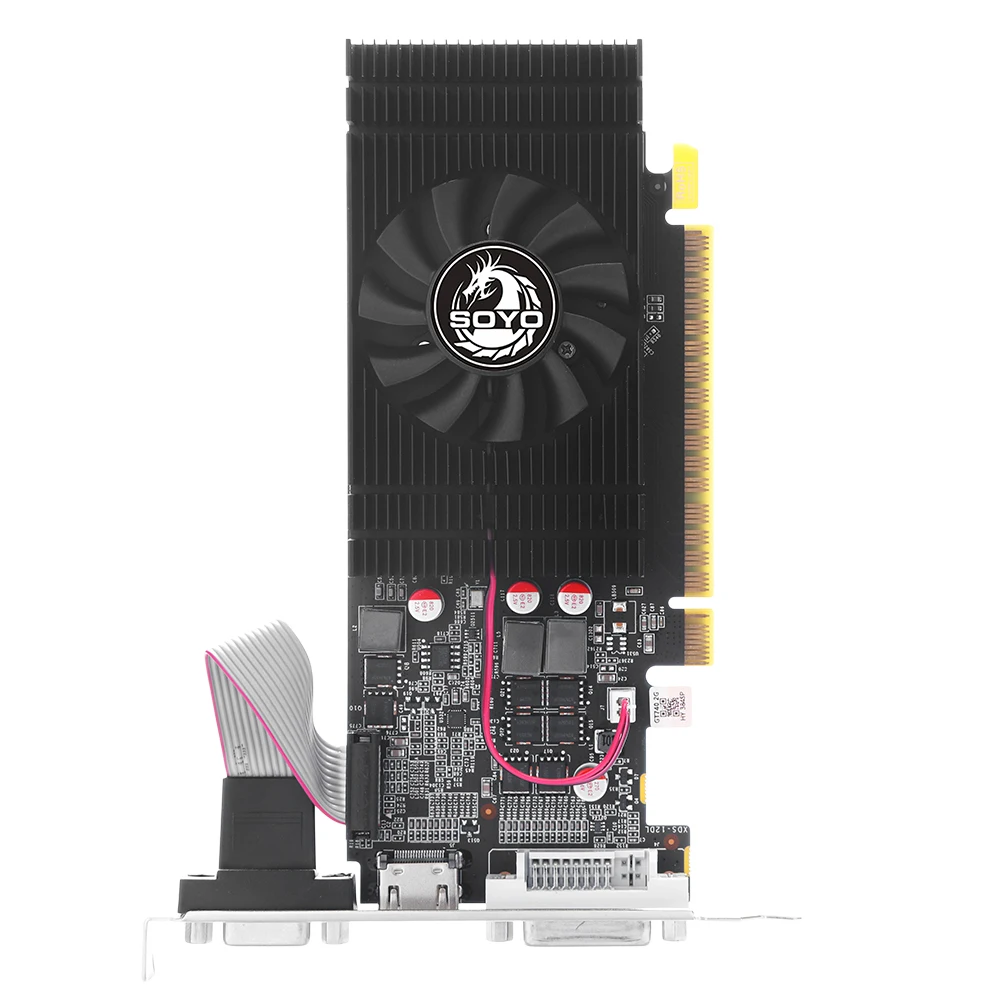 SOYO GeForce GT 740 2GB Low Profile Graphics Card DDR5 128-Bit SFF Half-Height Video Card for Slim Desktop PC Computer GPU
SOYO GeForce GT 740 2GB Low Profile Graphics Card DDR5 128-Bit SFF Half-Height Video Card for Slim Desktop PC Computer GPU