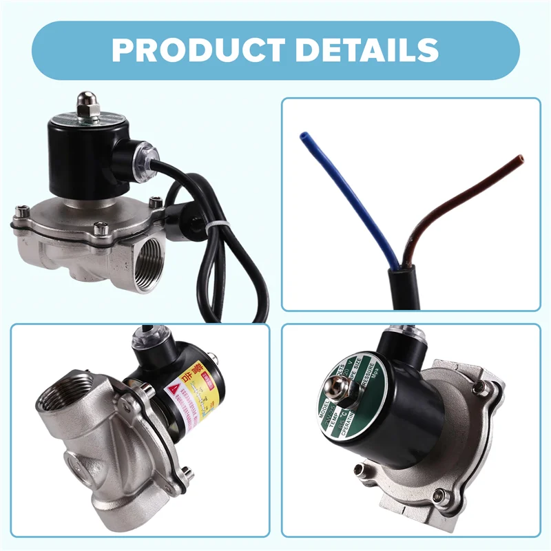 AT21-DN25 1 дюйм Электромагнитный регулирующий клапан из нержавеющей стали 304 220 В Водопровод Трубопровод Нормально закрытый водяной клапан
AT21-DN25 1 дюйм Электромагнитный регулирующий клапан из нержавеющей стали 304 220 В Водопровод Трубопровод Нормально закрытый водяной клапан