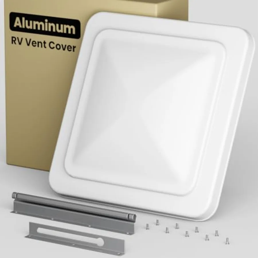 Aluminum RV Vent Cover Replacement 4''x4''- Fit for Trailers Camper Motorhome Roof Vent- White Skylight Lid Replacement Accesso
Aluminum RV Vent Cover Replacement 4''x4''- Fit for Trailers Camper Motorhome Roof Vent- White Skylight Lid Replacement Accesso